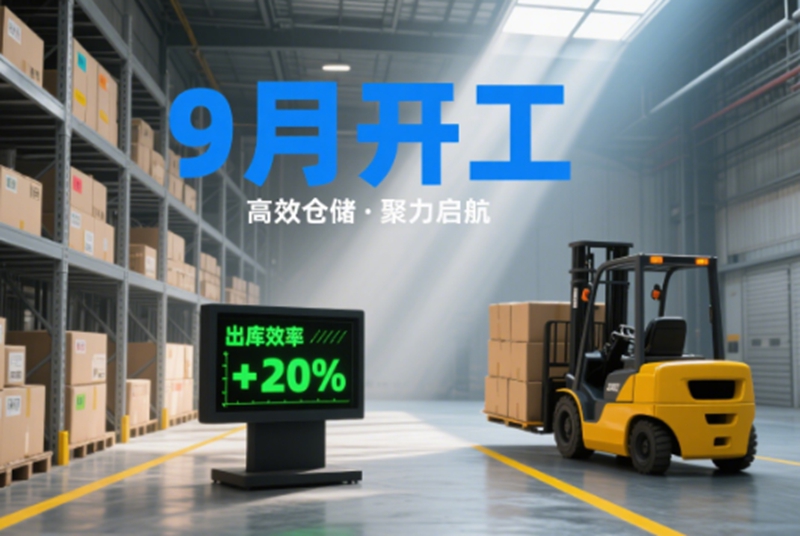 金秋 9 月开新局，仓储仓储高效履约再提速